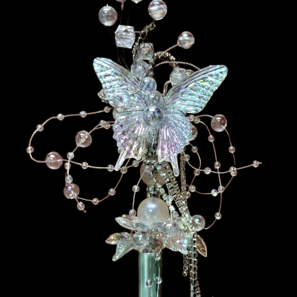 Butterfly/ flower pen